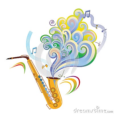 Saxophone Vector Illustration