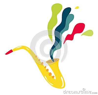 Saxophone Vector Illustration