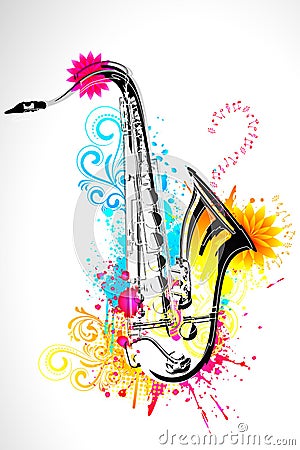 Saxophone Vector Illustration