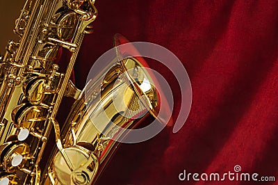 Saxophone Stock Photo