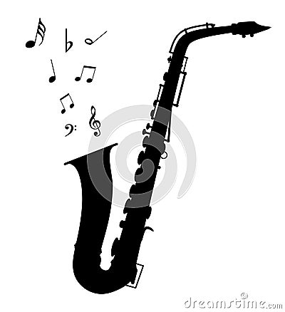 Saxophone Vector Illustration