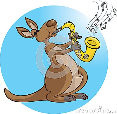 Saxophonist Vector Illustration