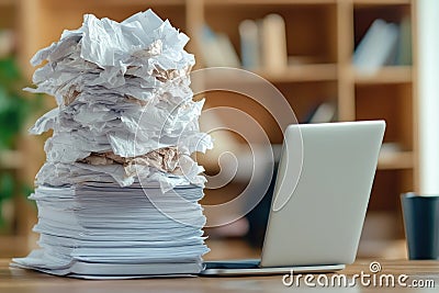Say goodbye to document chaos with our Online document approval system Reduce paperwork errors and boost digital workflow Stock Photo