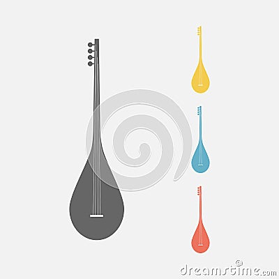 Saz con. Vector Illustration