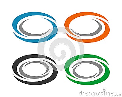 sc cs so os swirl logo Vector Illustration