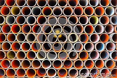 Scaffold pipe. Stock Photo