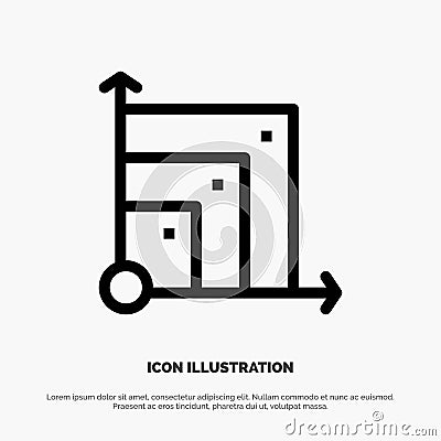 Scalable, System, Scalable System, Science Line Icon Vector Vector Illustration
