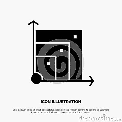 Scalable, System, Scalable System, Science solid Glyph Icon vector Vector Illustration