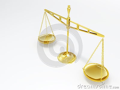 Scale of Justice Stock Photo