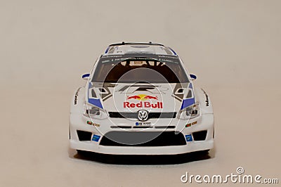 BBurago VW Polo R WRC 1/43 Model Editorial Stock Photo