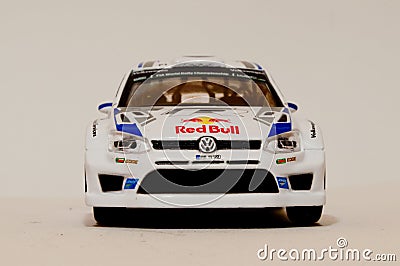 BBurago VW Polo R WRC 1/43 Model Editorial Stock Photo