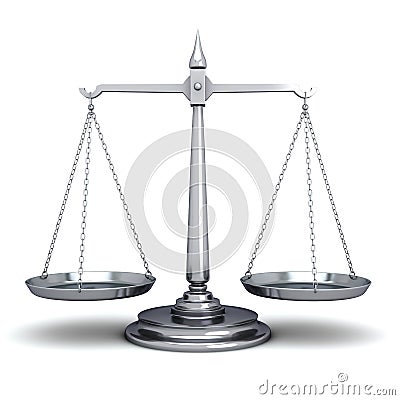 Scales of Justice Stock Photo