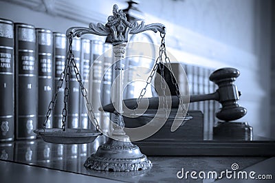 Scales of Justice Stock Photo