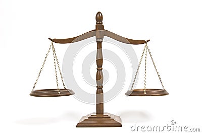 Scales of Justice Stock Photo