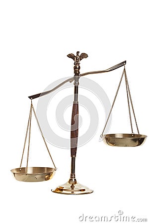 Scales of Justice Stock Photo