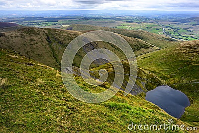 Scales Tarn from Blencathra Stock Photo