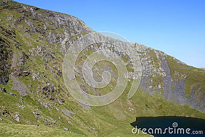 Scales Tarn, Sharp Edge, Blencathra, Lake District Stock Photo