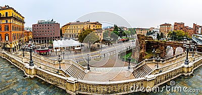 Scalinata Del Pincio in Bologna, Italy Editorial Stock Photo