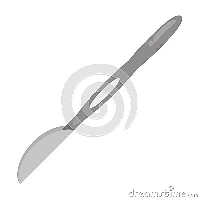 Scalpel surgery tool hospital Vector Illustration