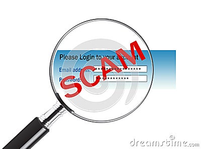 Scam Stock Photo