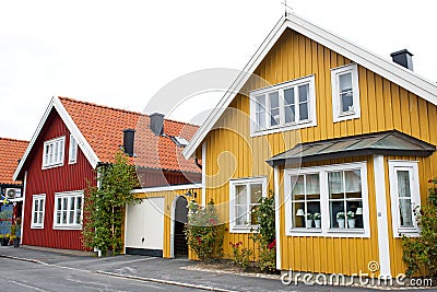 Scandinavian architecture Stock Photo