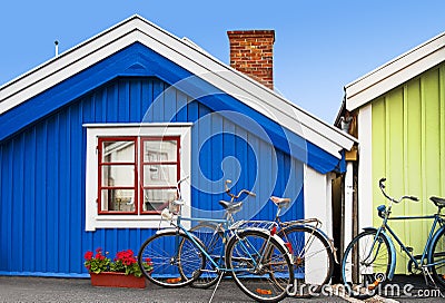 Scandinavian architecture Stock Photo