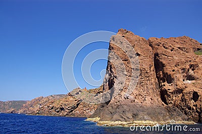 Scandola rocks Stock Photo