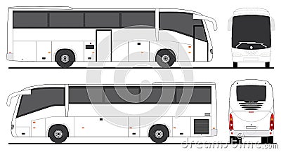 Scania Passenger Bus Irizar Stock Photo