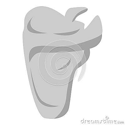 Scapula icon, isometric style Vector Illustration