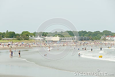 Scarborough Beach - Narragansett - Rhode Island Stock Photo