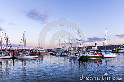 Scarborough harbour Editorial Stock Photo