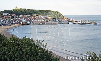 Scarborough North Yorkshire South Bay View Editorial Stock Photo