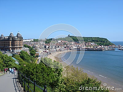 Scarborough South Bay UK Stock Photo