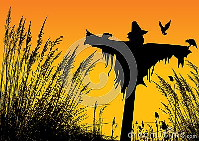 Scarecrow Vector Illustration