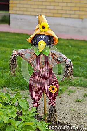 Scarecrow fright Stock Photo