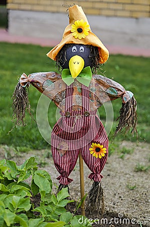 Scarecrow fright Stock Photo