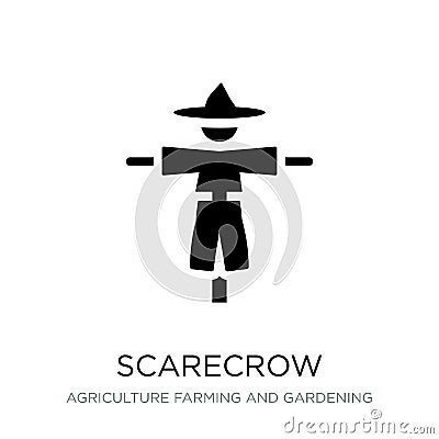 scarecrow icon in trendy design style. scarecrow icon isolated on white background. scarecrow vector icon simple and modern flat Vector Illustration