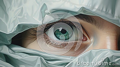 Scared Eyes: Hyperrealistic Sci-fi Artwork By Irfan Khaleel Cartoon Illustration