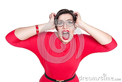 https://thumbs.dreamstime.com/x/scared-screaming-beautiful-plus-size-woman-red-dress-isolated-white-background-52843374.jpg