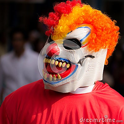 Scary Clown Stock Photo