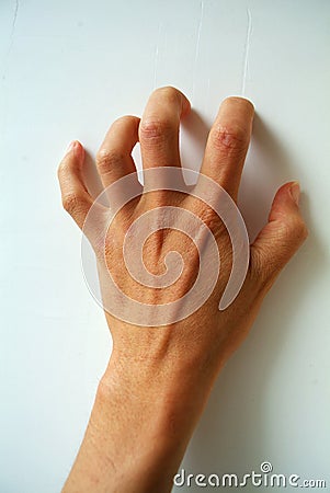 Scary, frightening hand Stock Photo