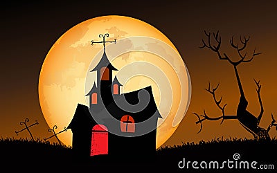 Halloween scene Stock Photo