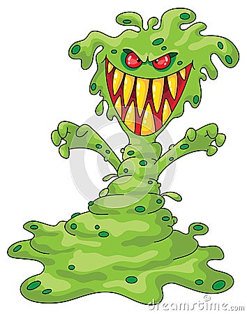 Scary monster Vector Illustration