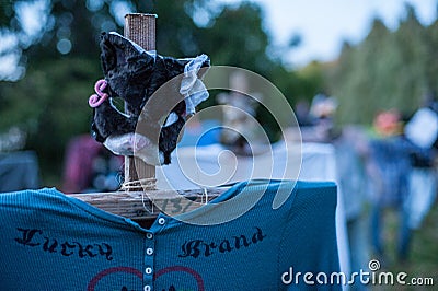 Scary Scarecrows Stock Photo