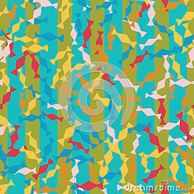 Scattered colorful candies seamless vector pattern Vector Illustration