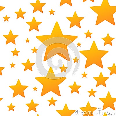 Scattered stars pattern - seamless vector Vector Illustration