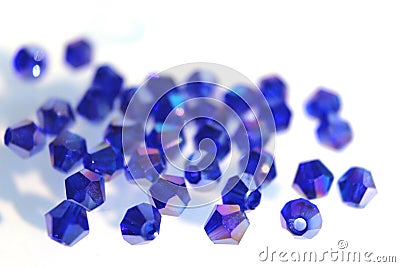 A scattering of beads. Stock Photo