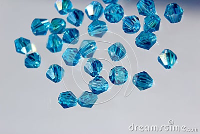 A scattering of beads. Stock Photo