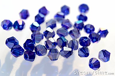 A scattering of beads. Stock Photo