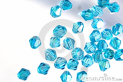 A scattering of beads. Stock Photo